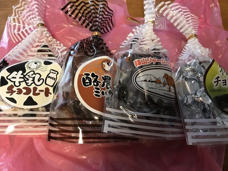 ヒルゼンミルキーで購入したチョコレート4種